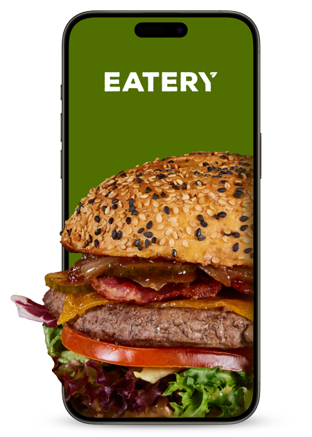 Eatery App auf dem Smartphone